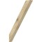 Ekena Millwork 4"W x 26"D x 38"H Traditional Rough Sawn Knee Brace, Douglas Fir BRC04X26X38TRA00RDF - alternate 1